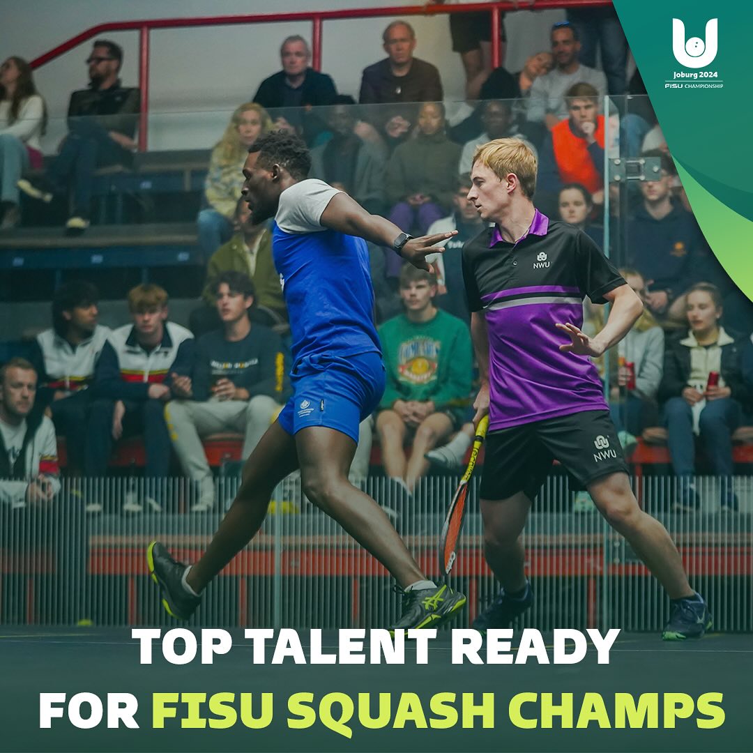 [READ] Top talent ready for FISU World University Championship Squash in JHBAs anticipation builds, elite squash players representing over 14 countries across six continents are set to compete in the highly anticipated FISU World University